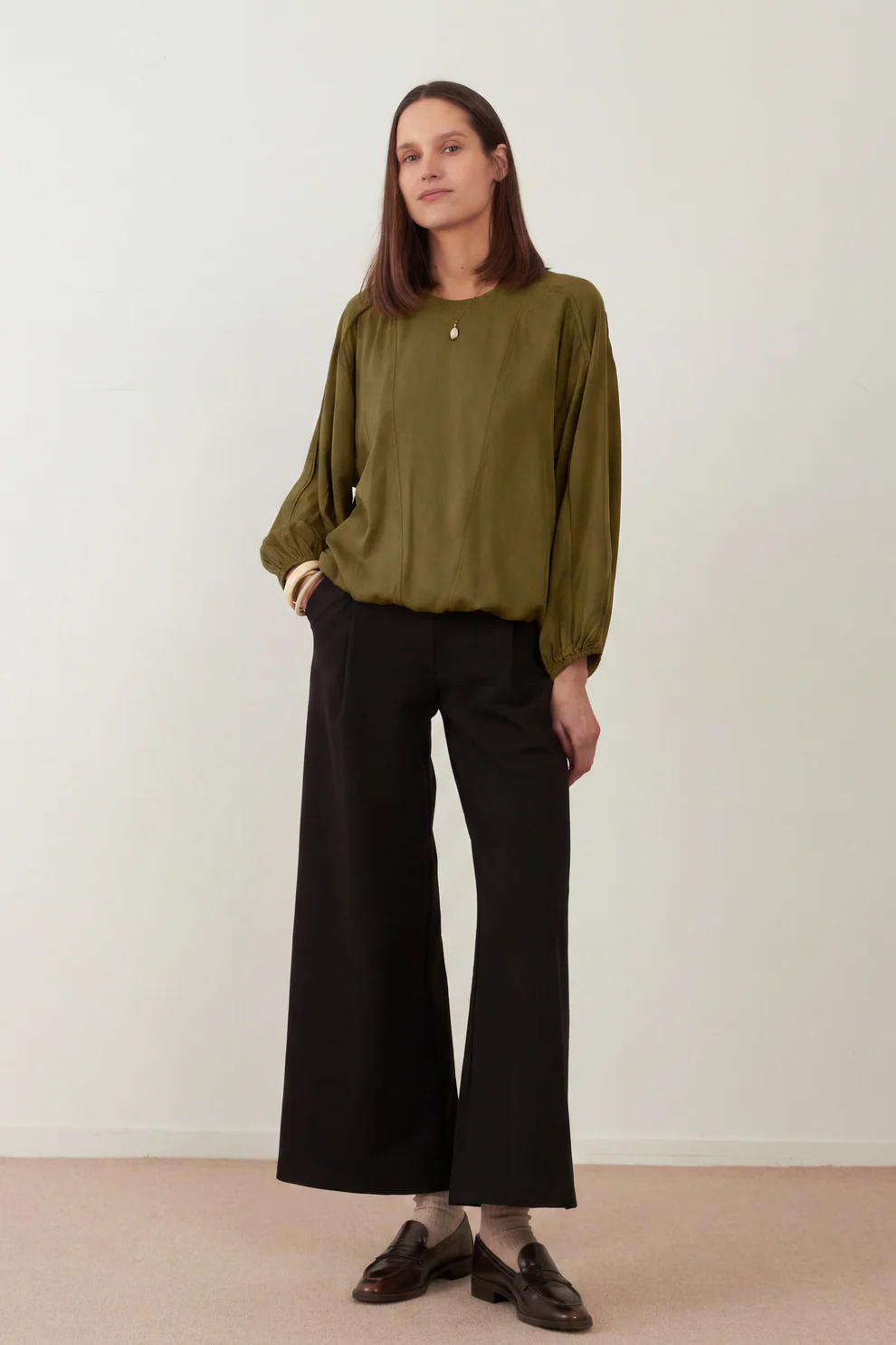 Blusa Arabesque Oliva