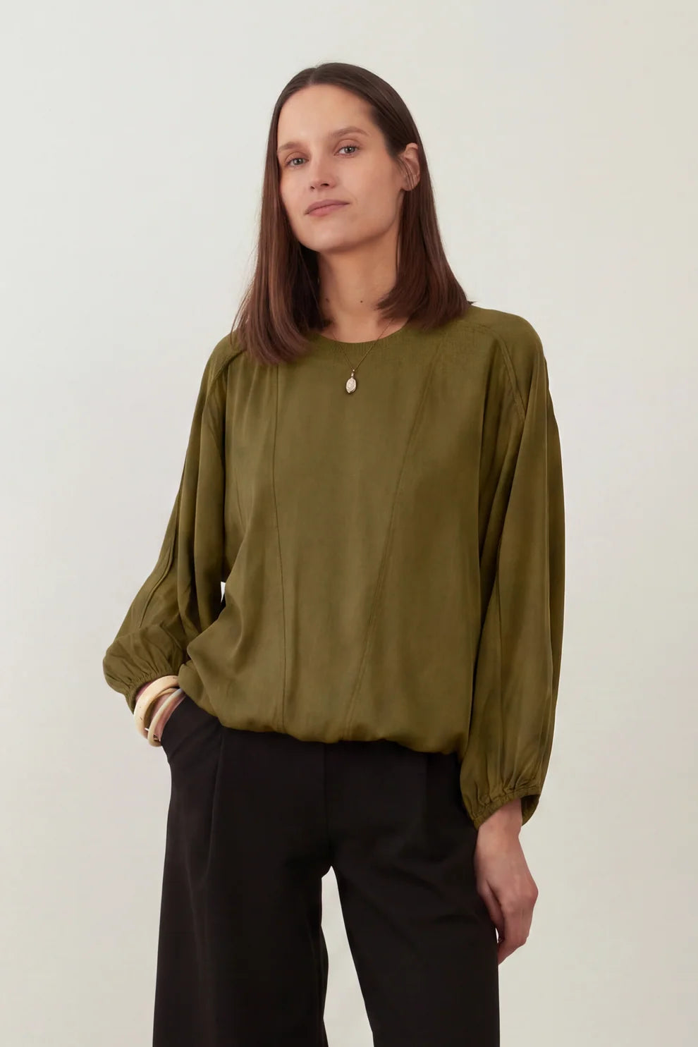 Blusa Arabesque Oliva