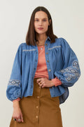Camisa Yaffa Denim Azul