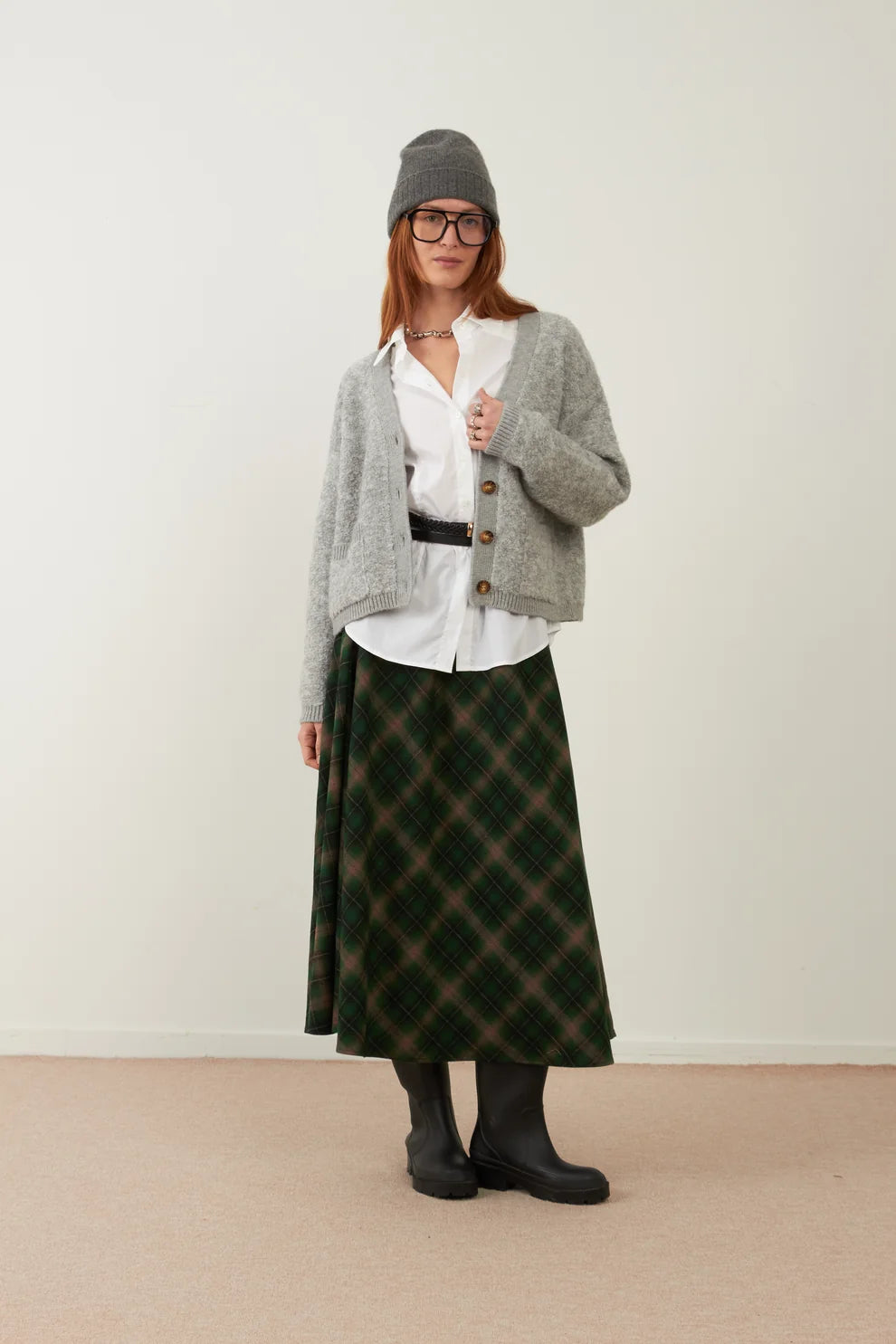 Falda Caudros Ornella Verde