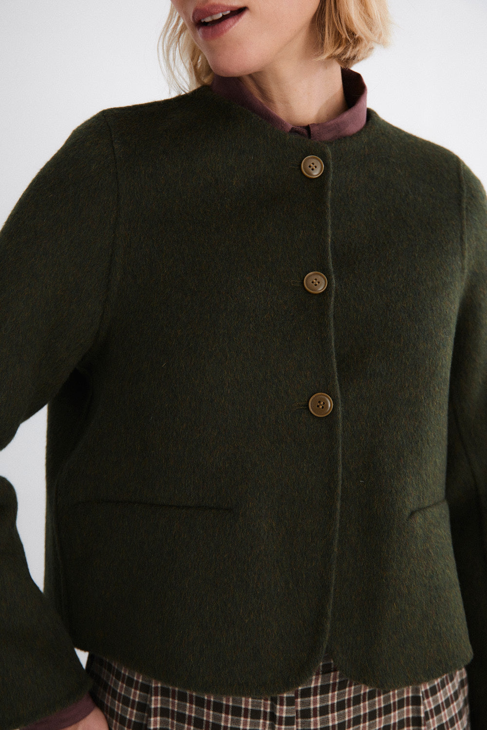 Chaqueta Corta Dew Verde