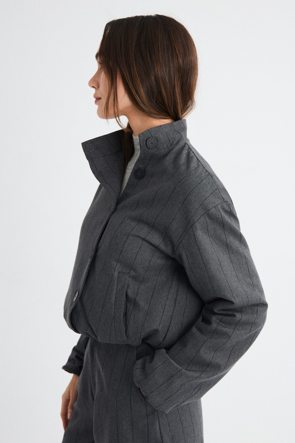 Chaqueta Corta Uriel Gris