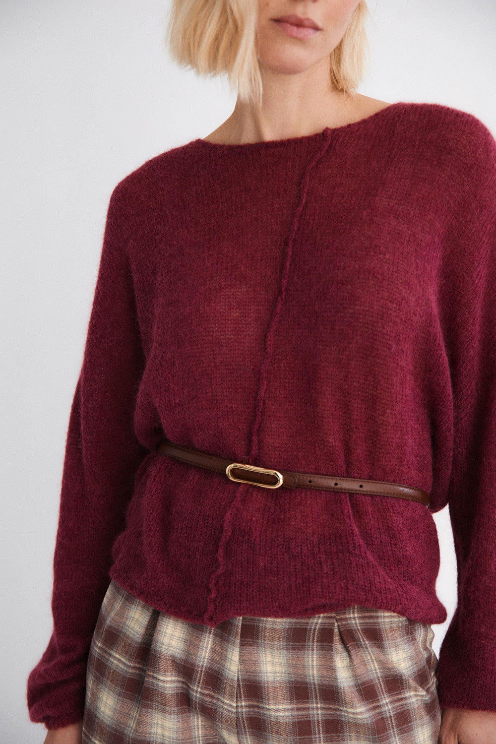 Jersey Lumen Cuello Redondo Fucsia