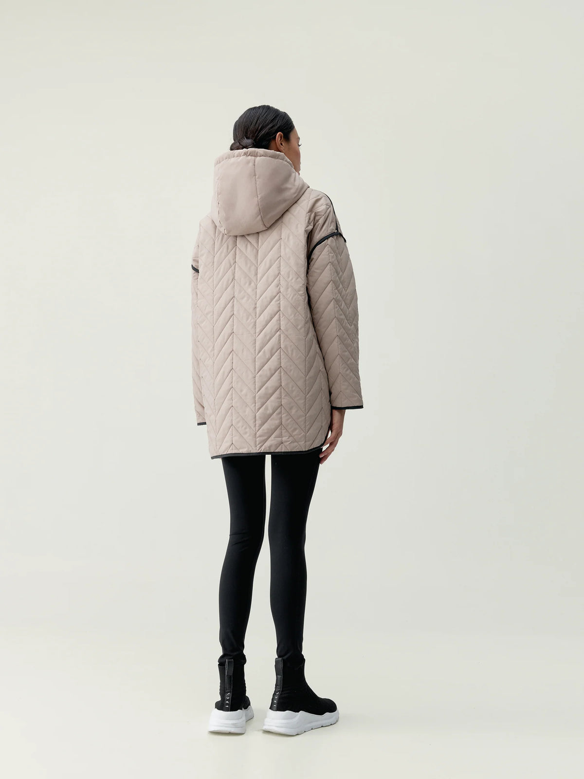 Plumi Fino Jacket Tenzo Black/Biscuit REVERSIBLE