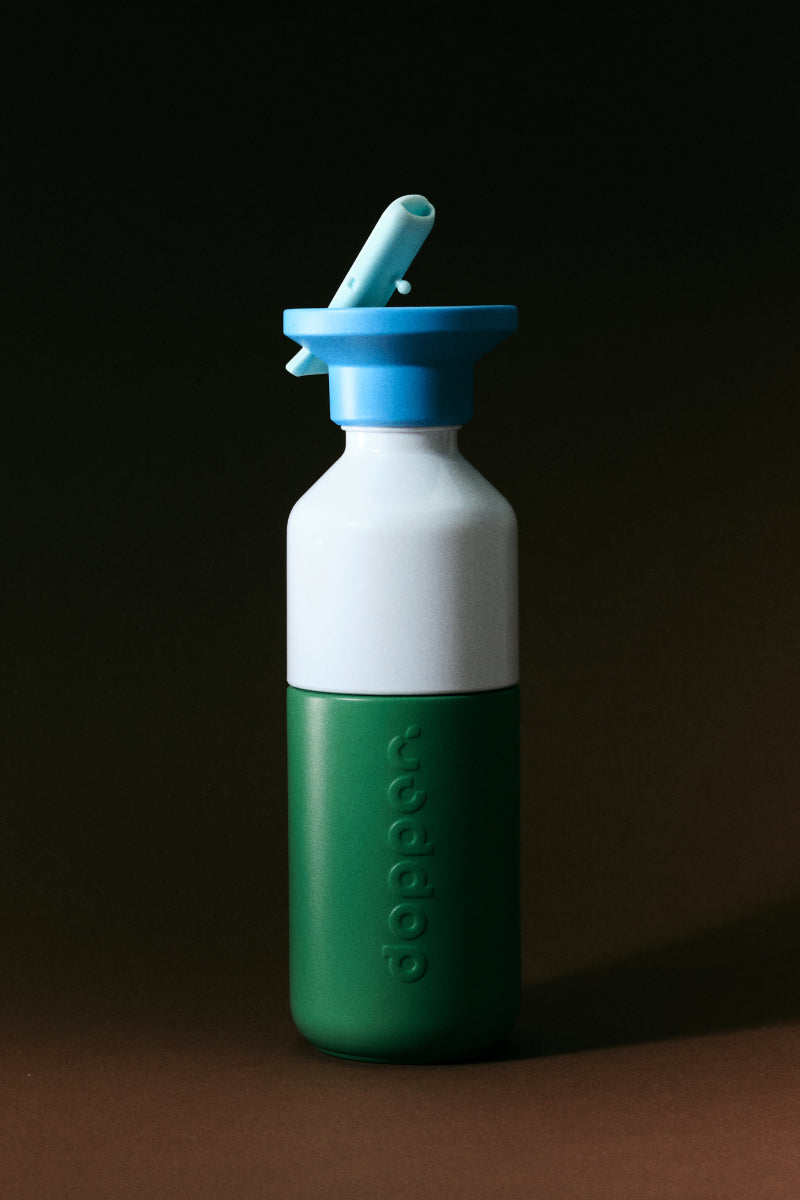 Botella Dopper Steel Flip Verde 350ml