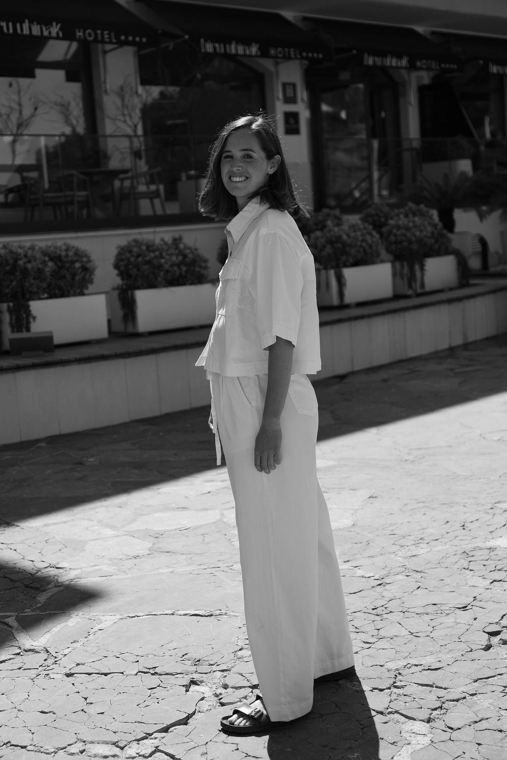 Camisa Denim Blanca Vita