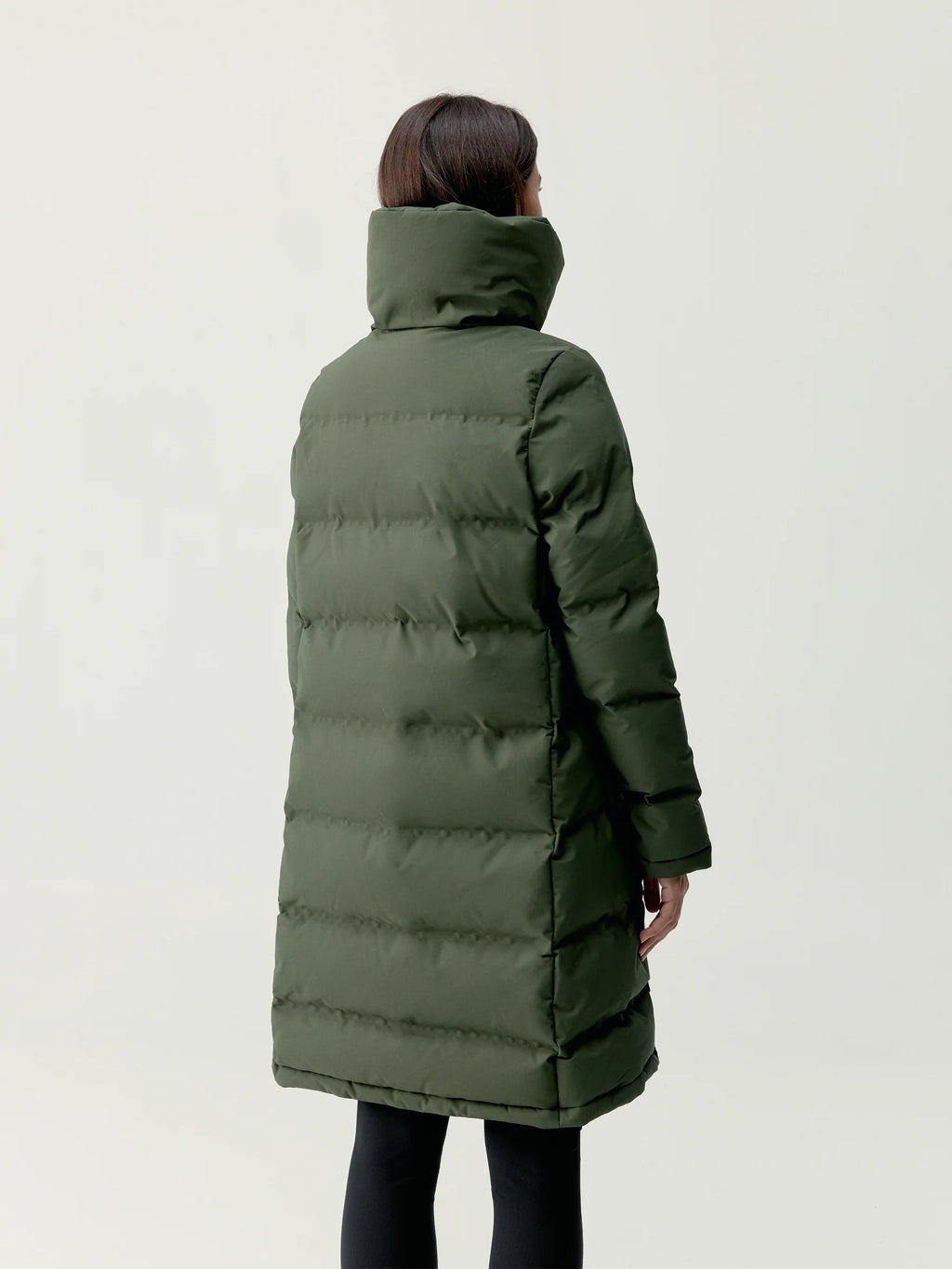 Plumi Largo Jacket Coat Kaki Leaft