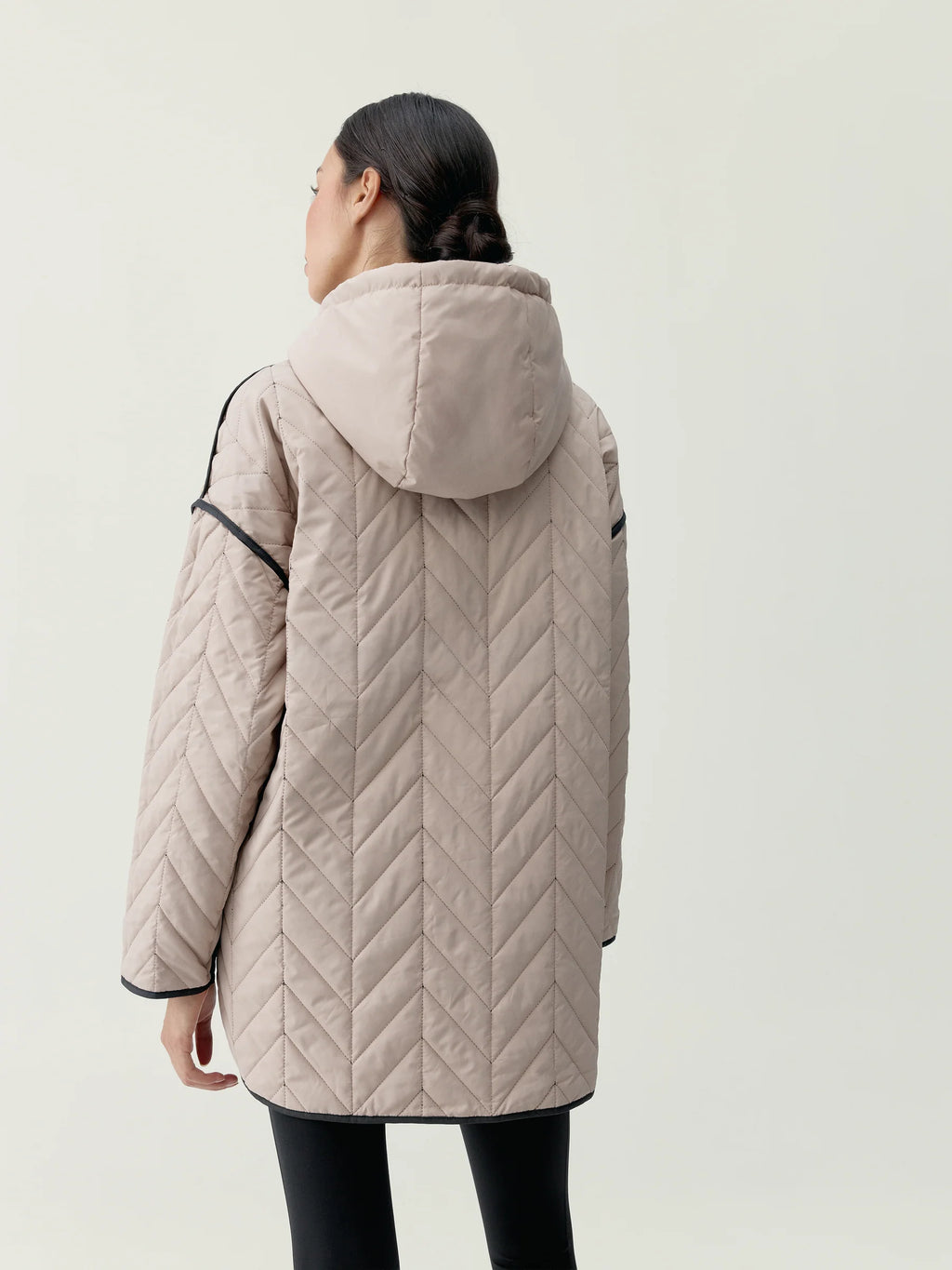 Plumi Fino Jacket Tenzo Black/Biscuit REVERSIBLE