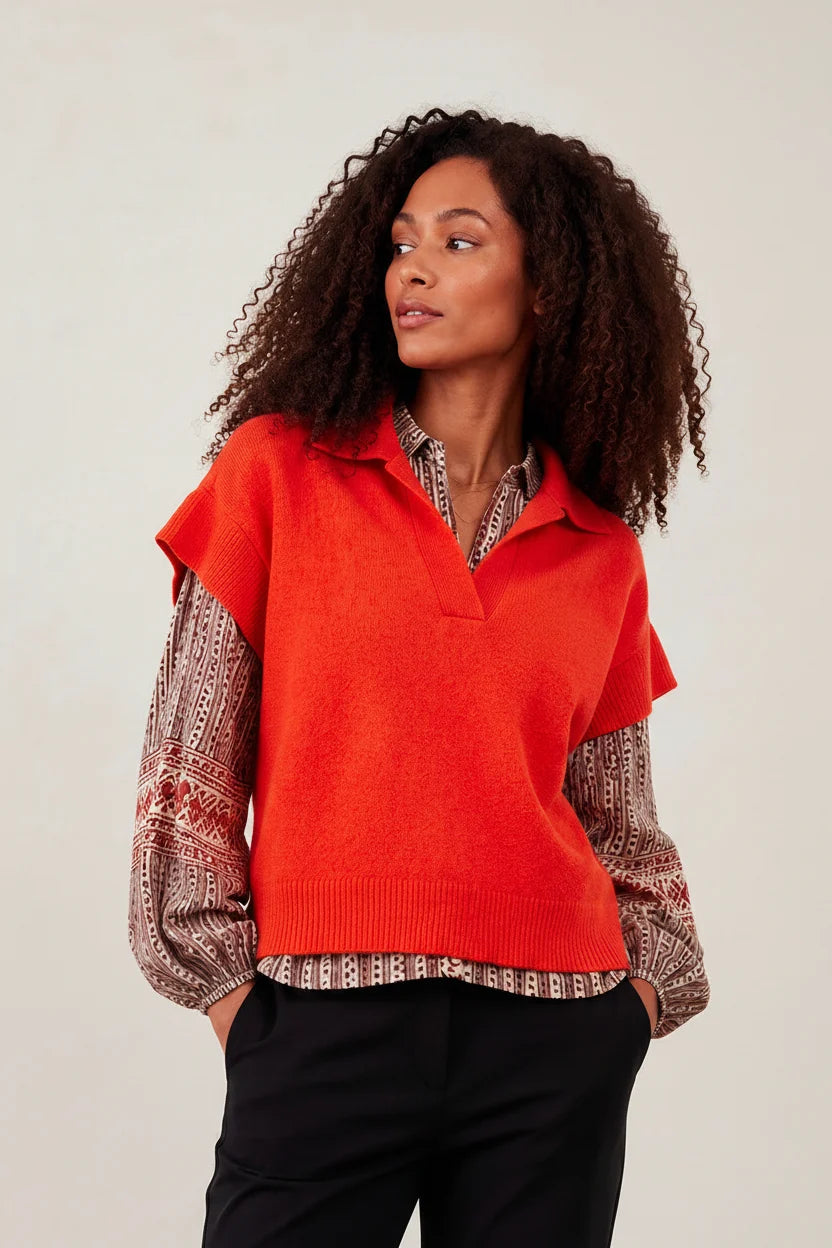 Jersey Sin Mangas Motel Naranja