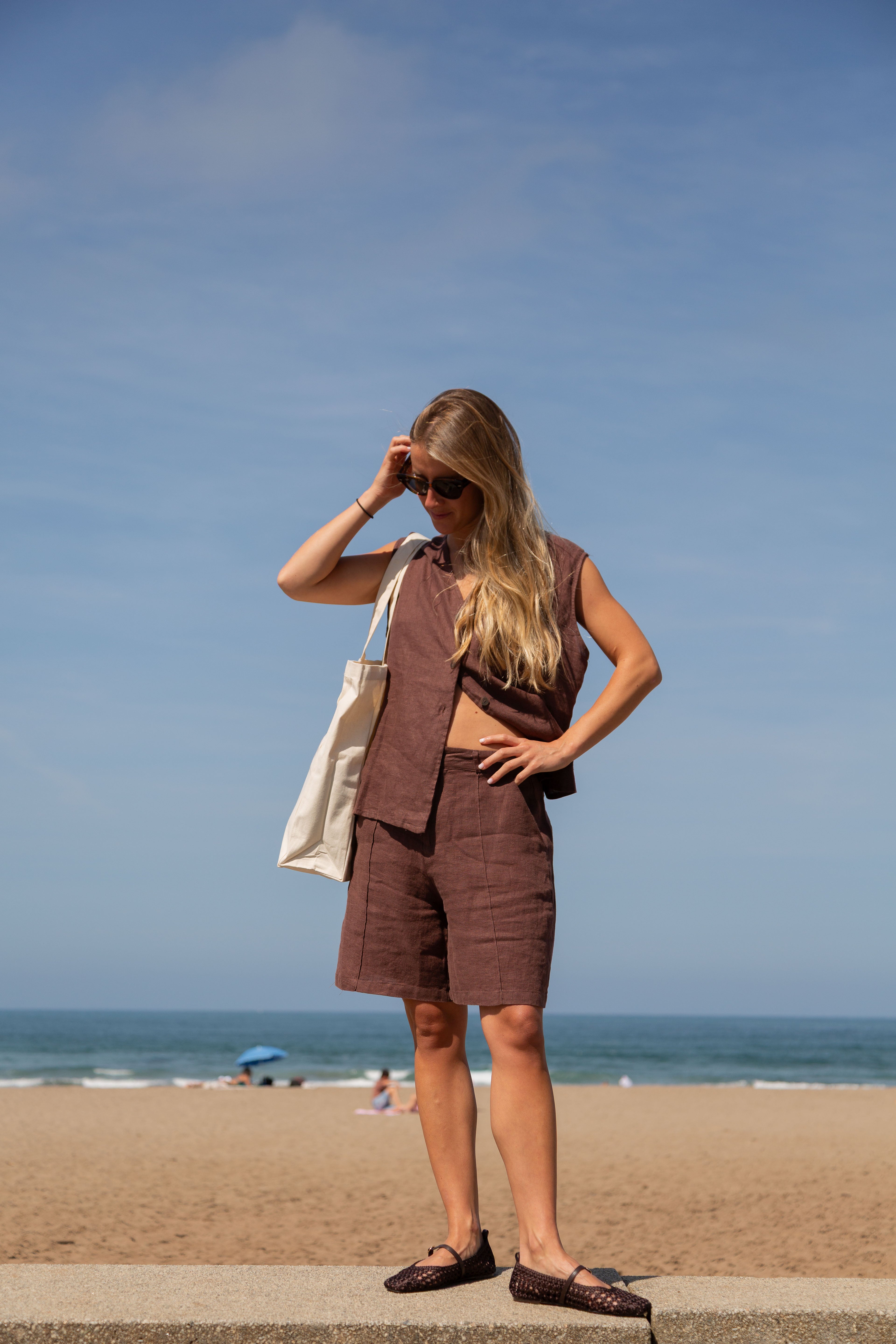 Bermudas Arani Marrón