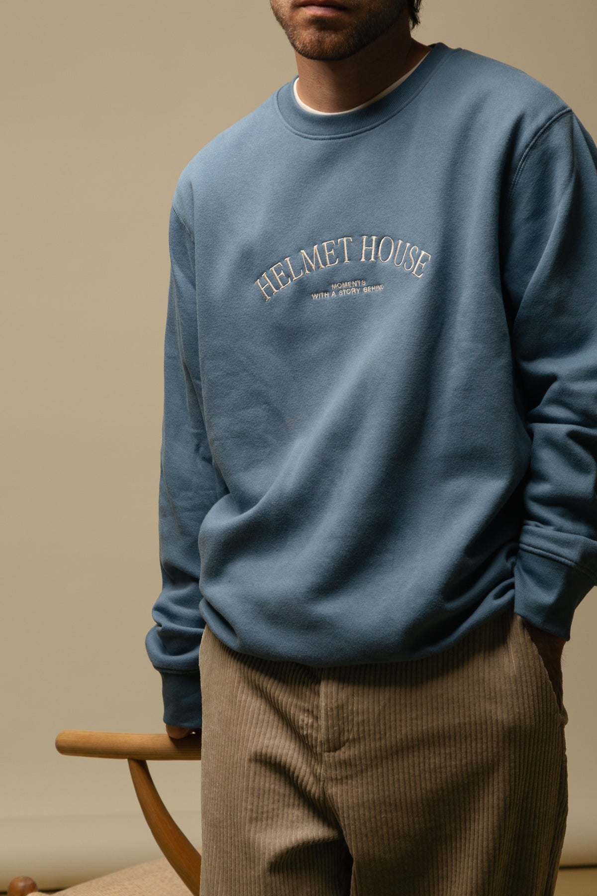 Sudadera Goxua Helmet House Azul