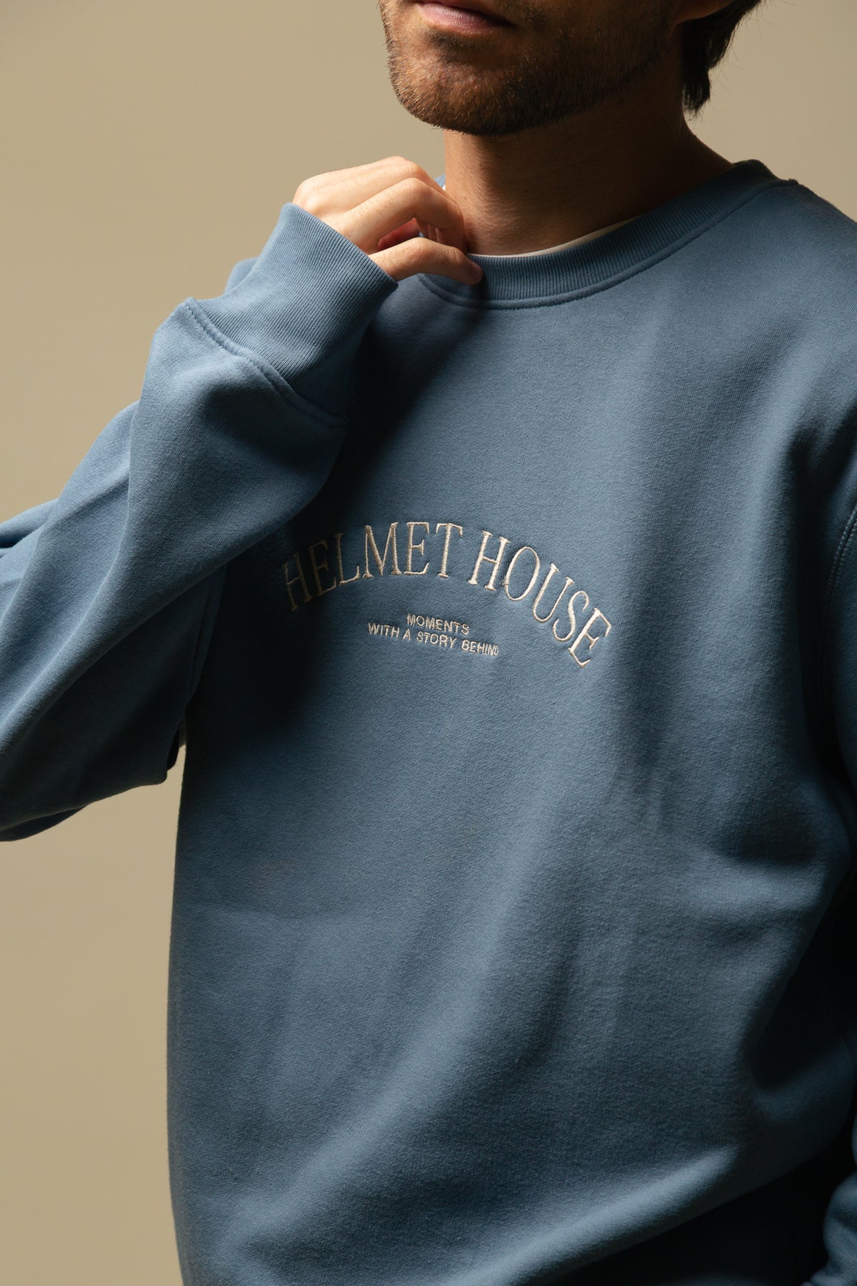 Sudadera Goxua Helmet House Azul