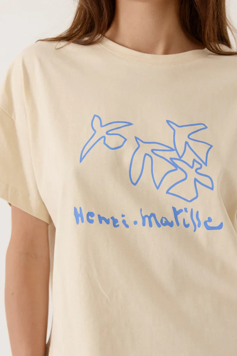 Camiseta Clarissea Beige