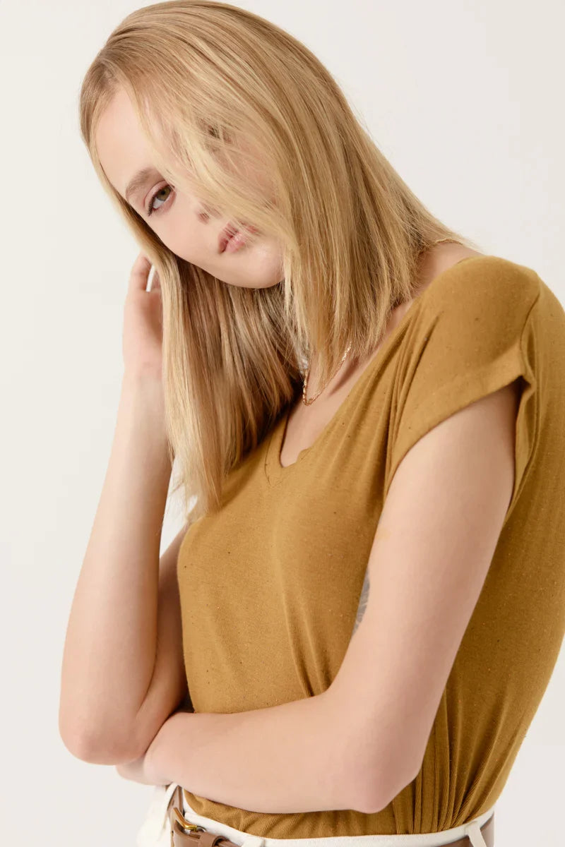 Camiseta Lison Camel