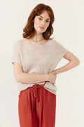 Top Azena Gris