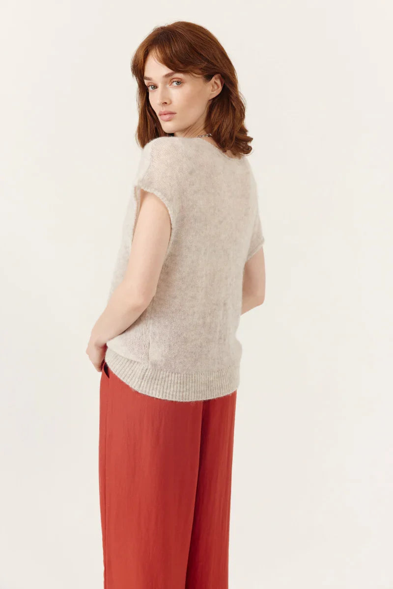 Top Azena Gris