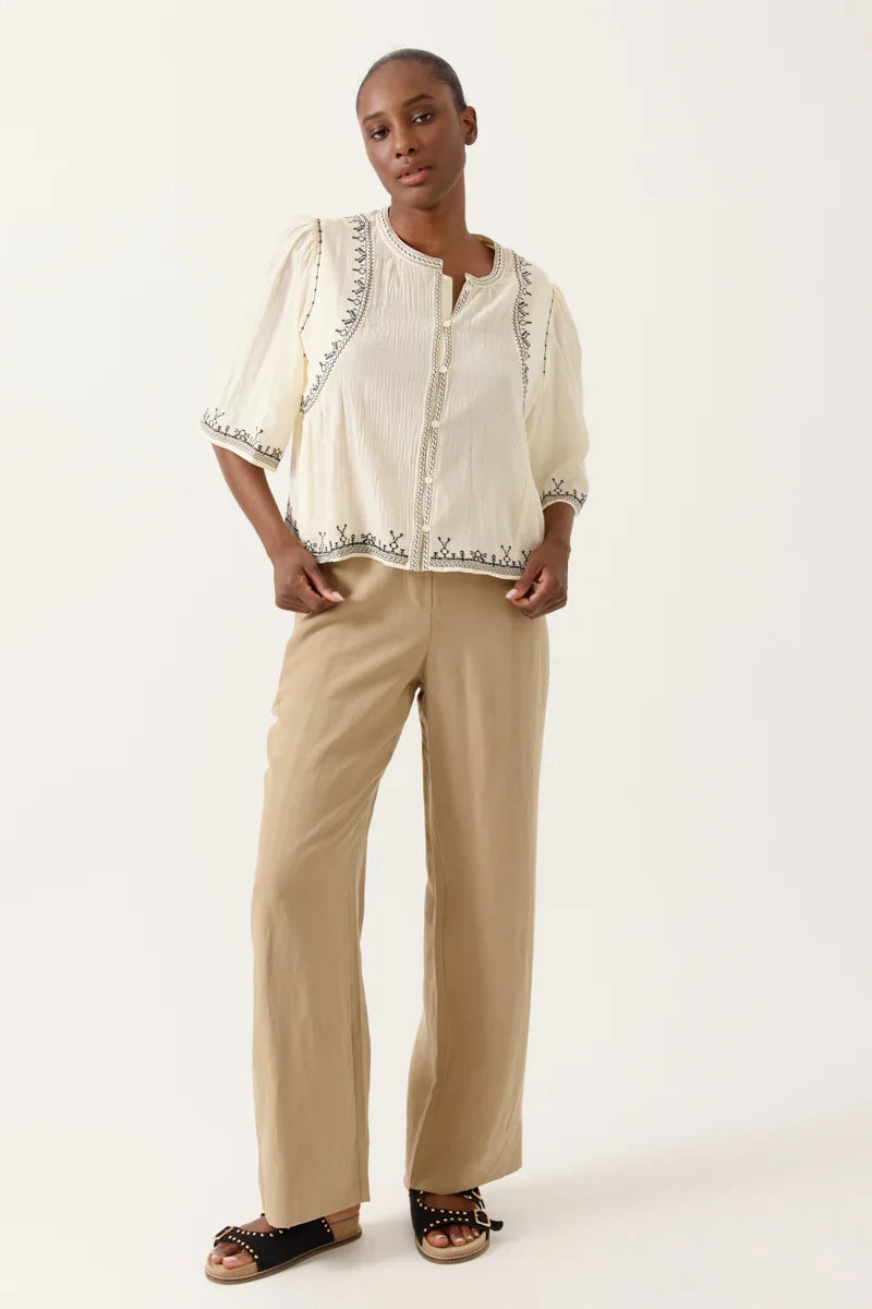 Blusa Melisca Beige