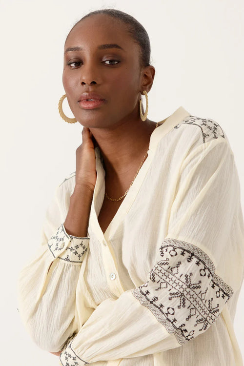 Blusa Erania Beige