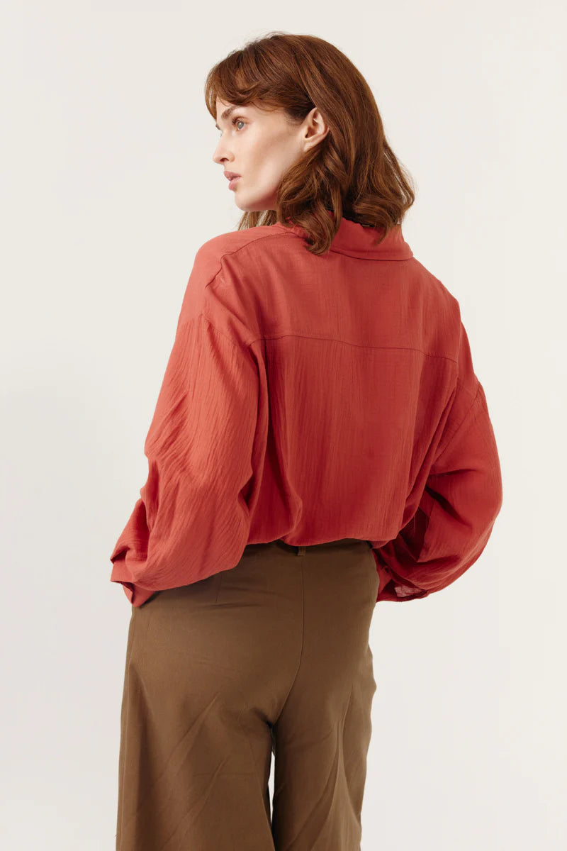 Camisa Yerina Terracota