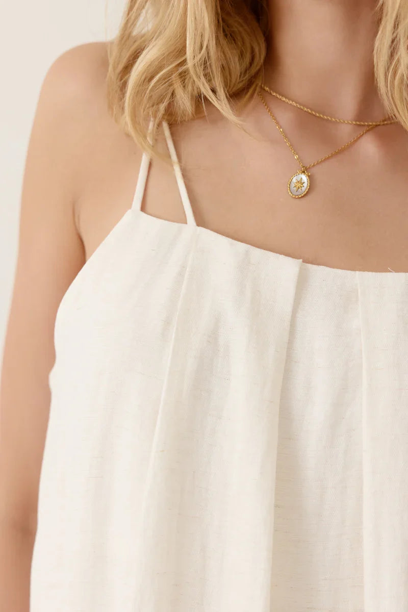 Vestido Cleanta Crema