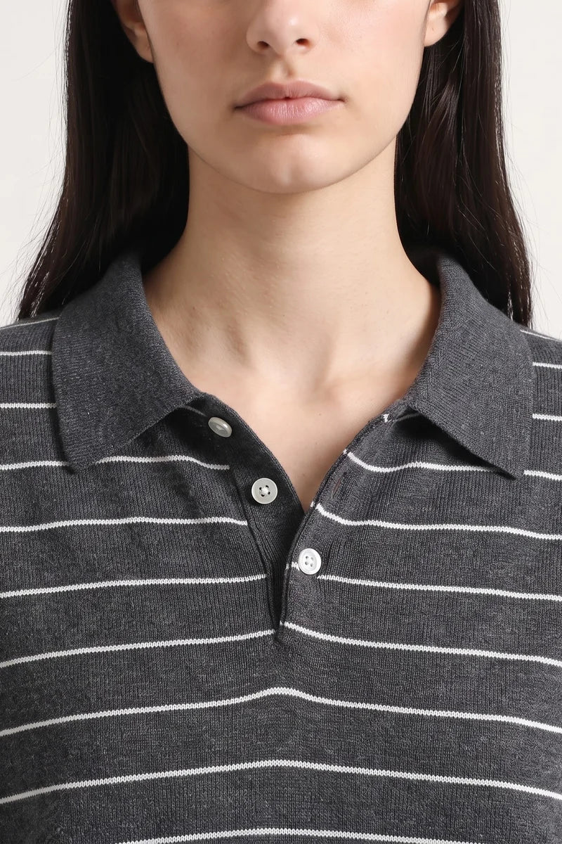 Jersey Aloura Rayas Gris