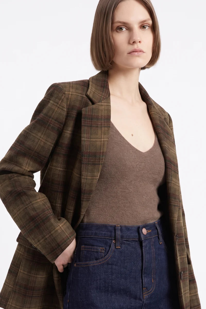 Chaqueta Blazer Evera Marrón