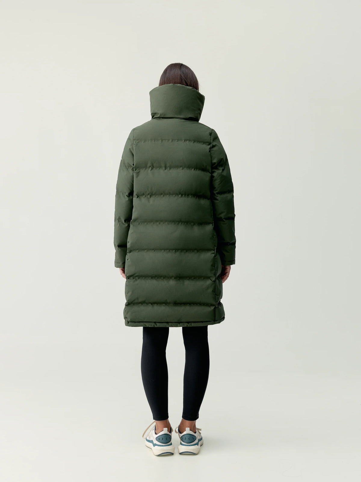 Plumi Largo Jacket Coat Kaki Leaft