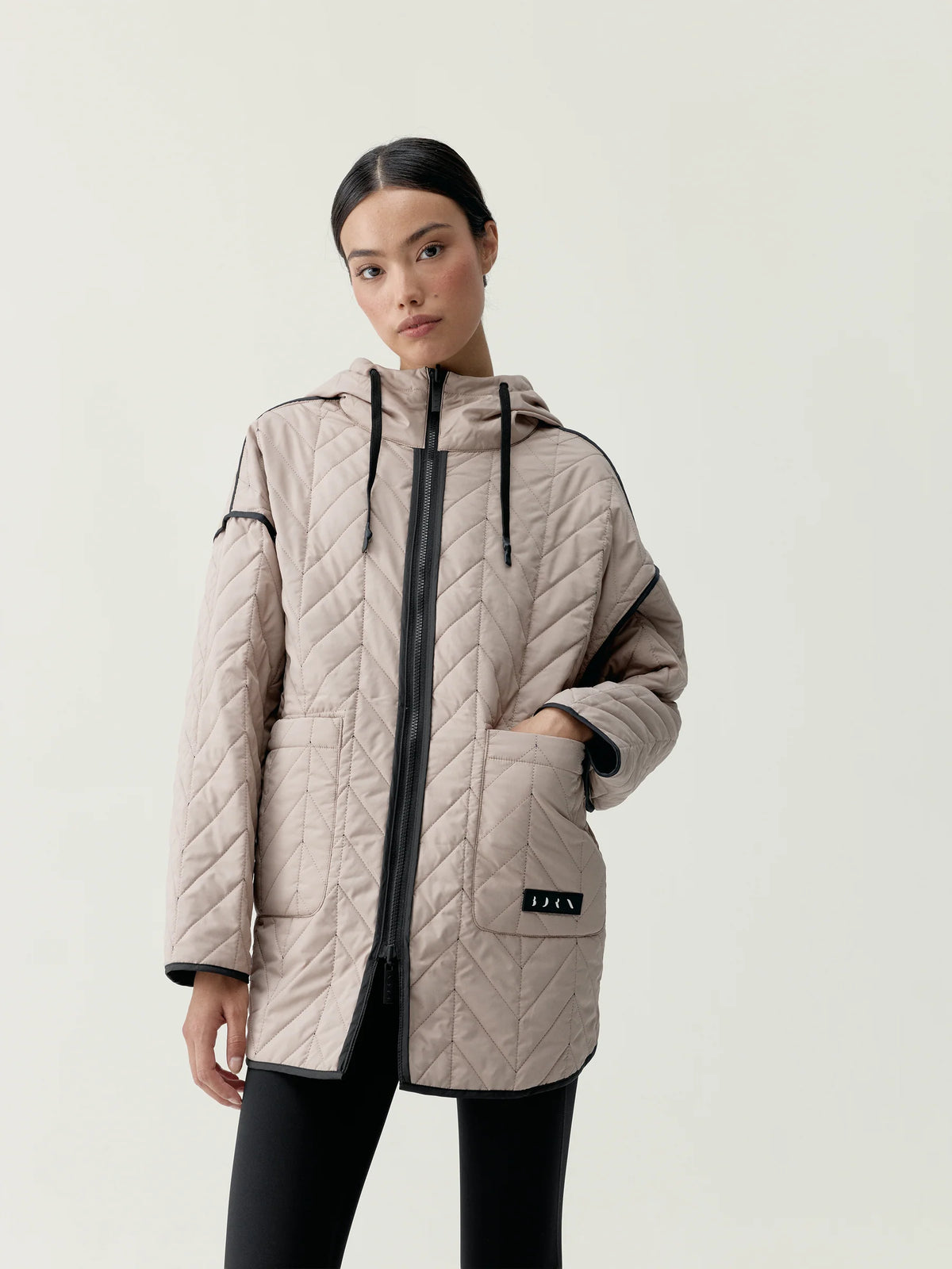 Plumi Fino Jacket Tenzo Black/Biscuit REVERSIBLE