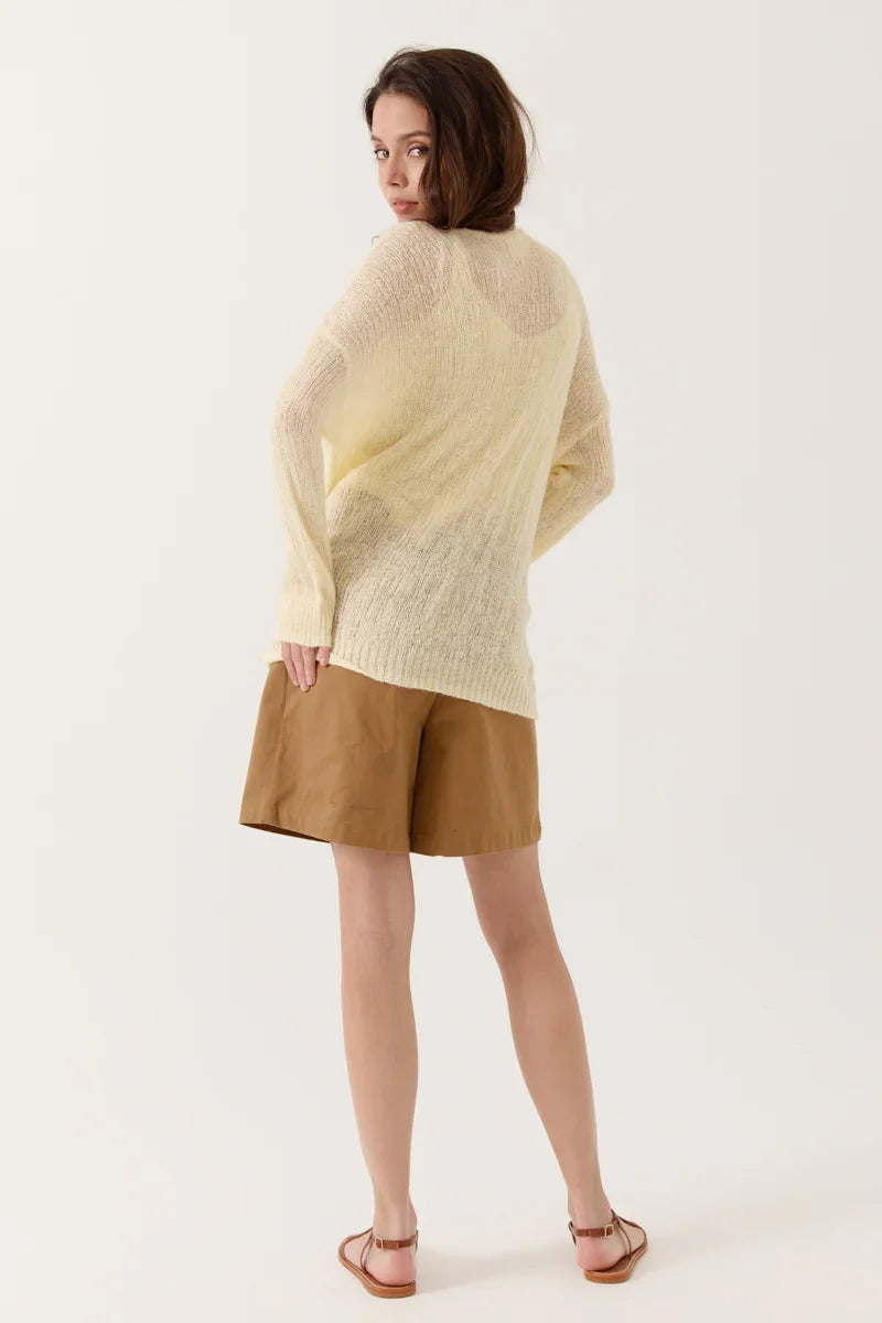 Cardigan Anesia Amarilla