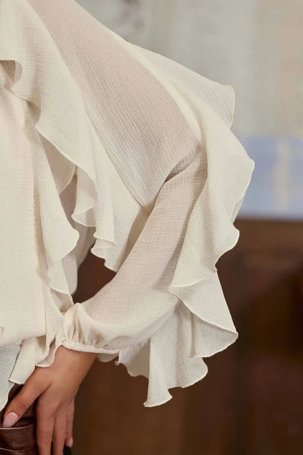 Blusa Bolta Crudo