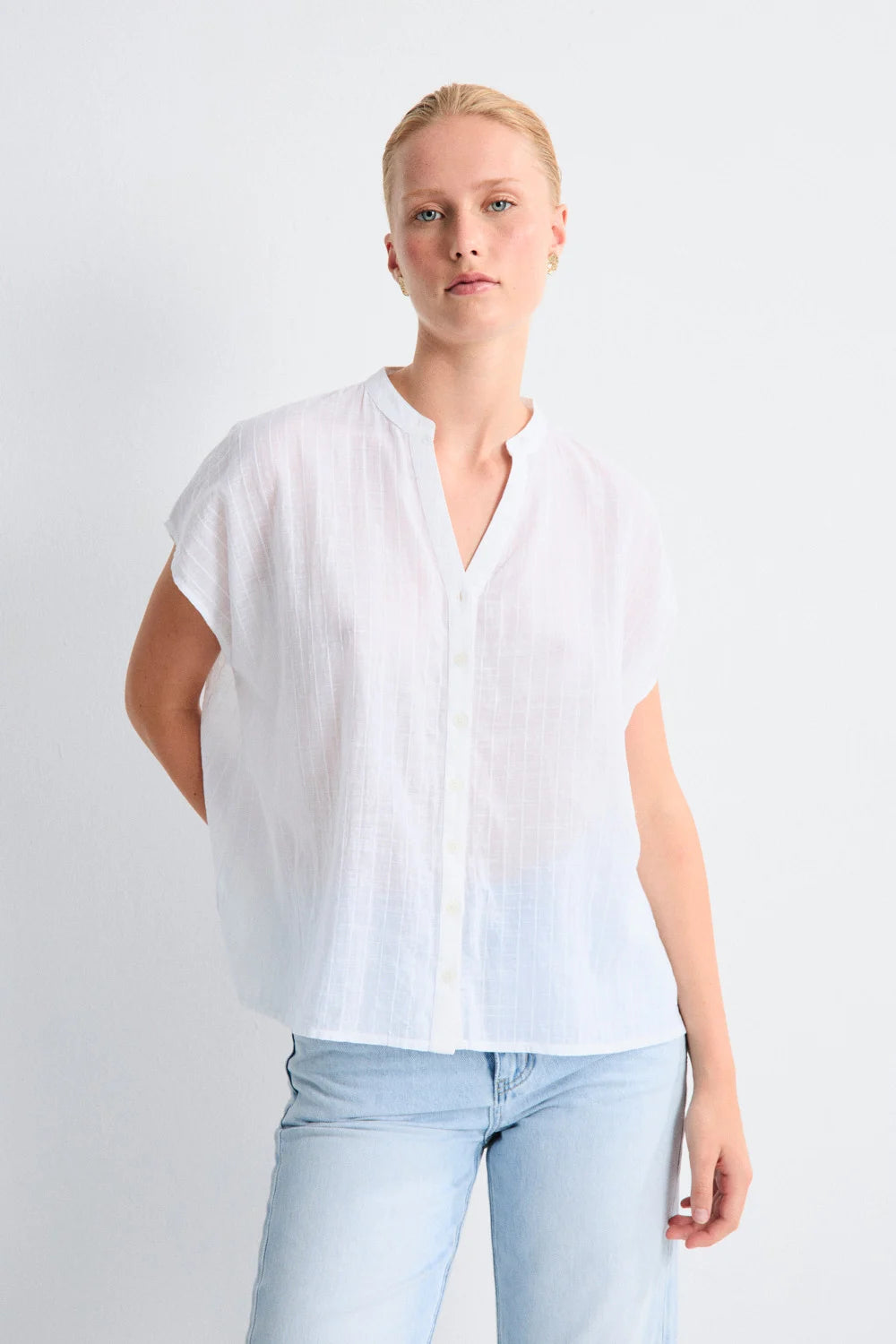 Blusa Blanca Sare