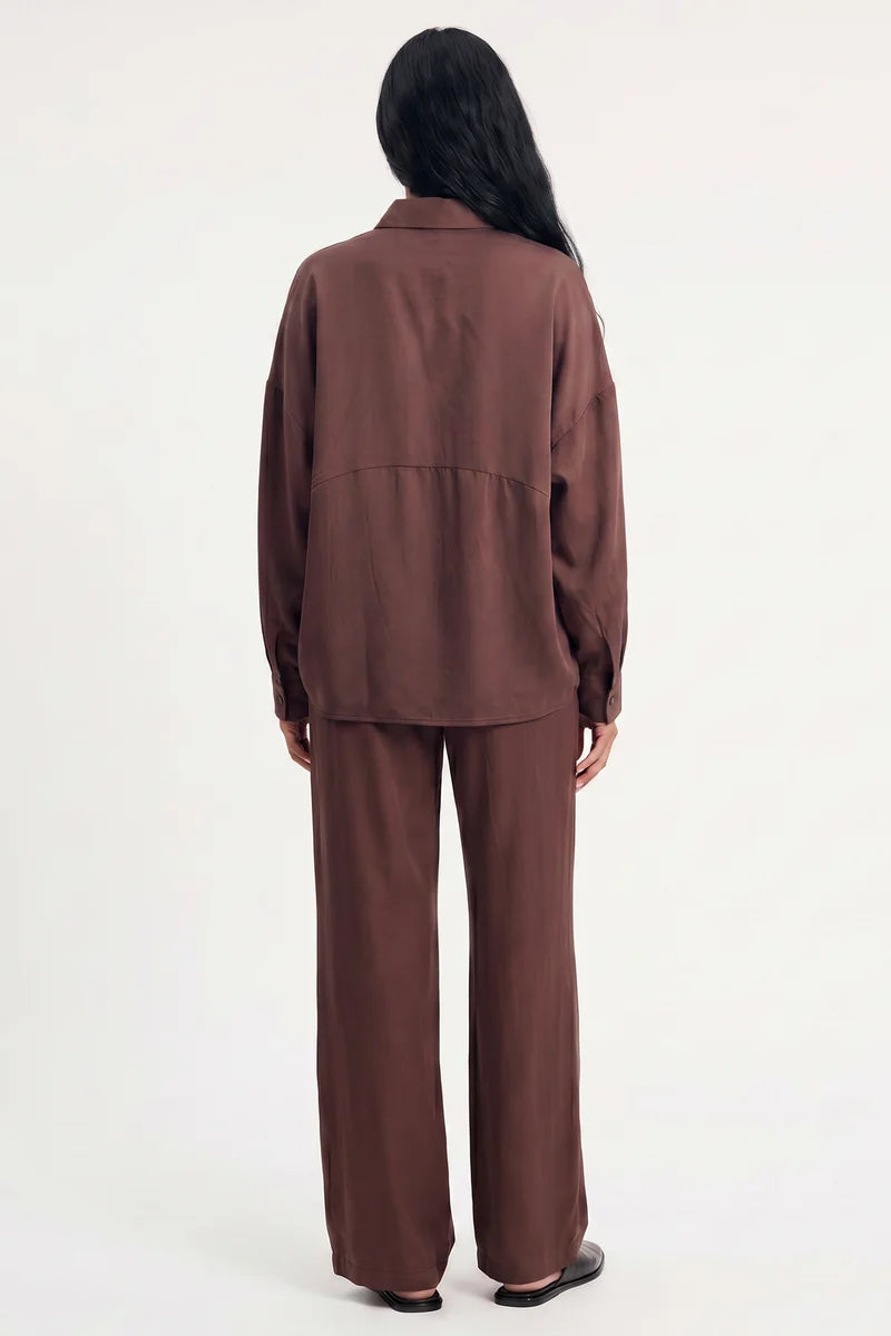 Camisa Elaia Marrón