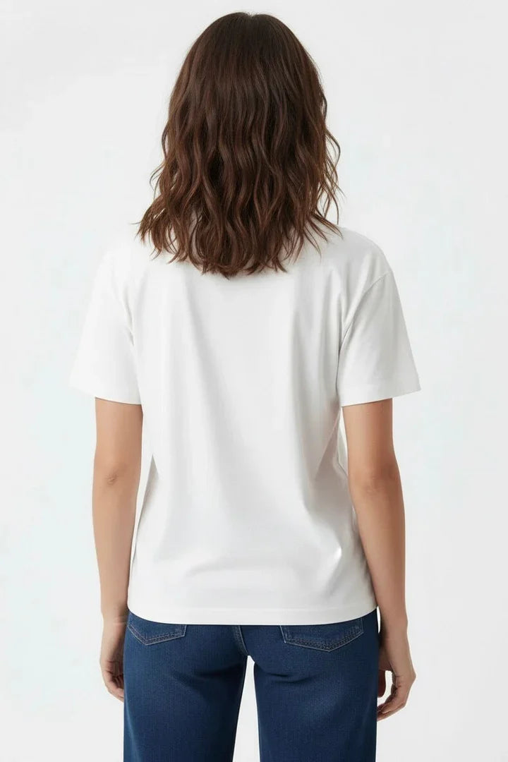 Camiseta Cherry Blanca