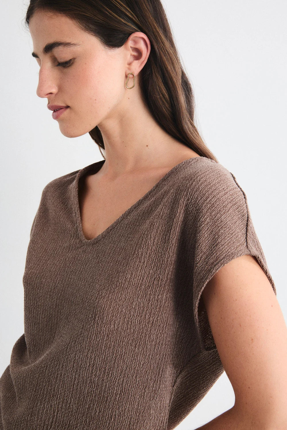 Camiseta Liora Marrón