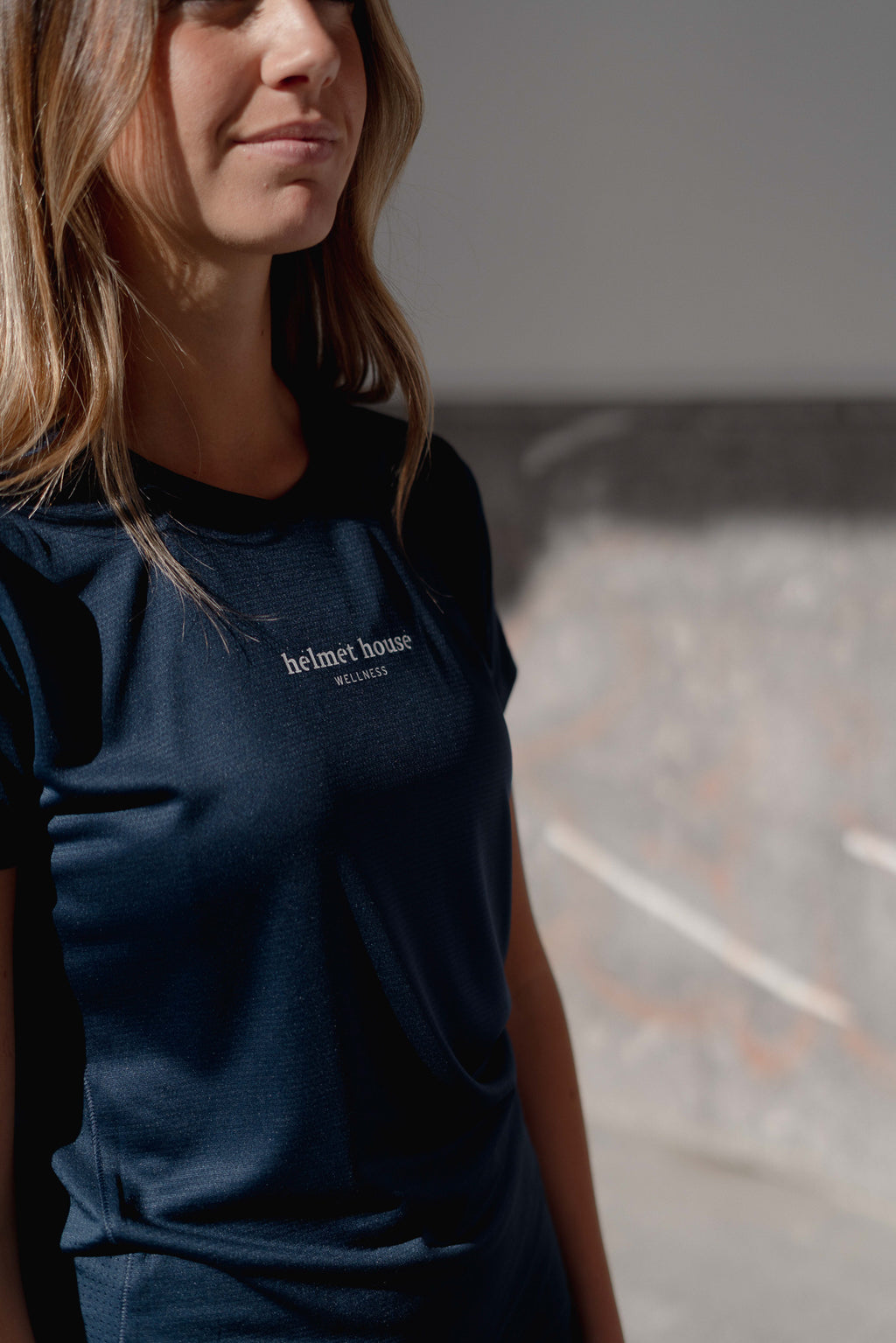 Camiseta Wellness Helmet Marino