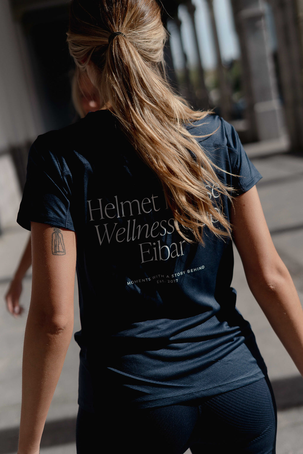 Camiseta Wellness Helmet Marino