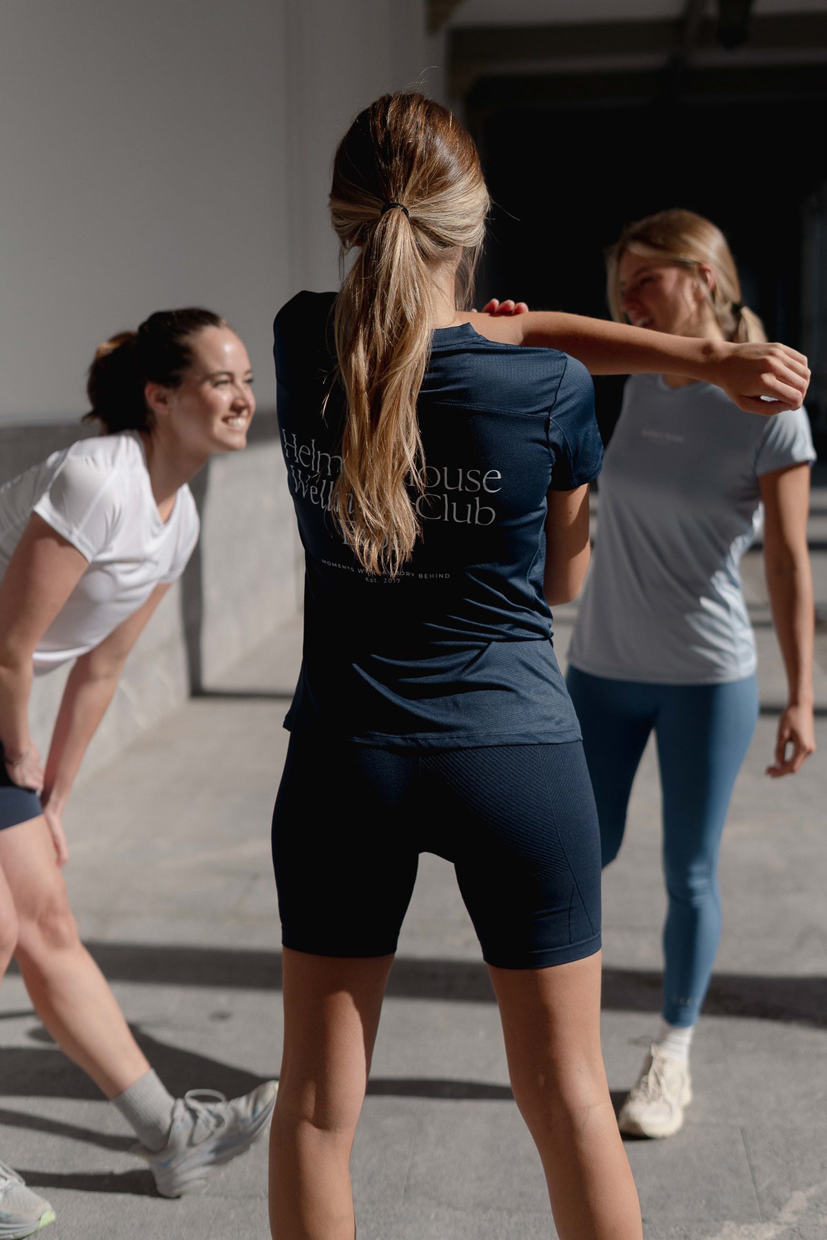 Camiseta Wellness Helmet Marino