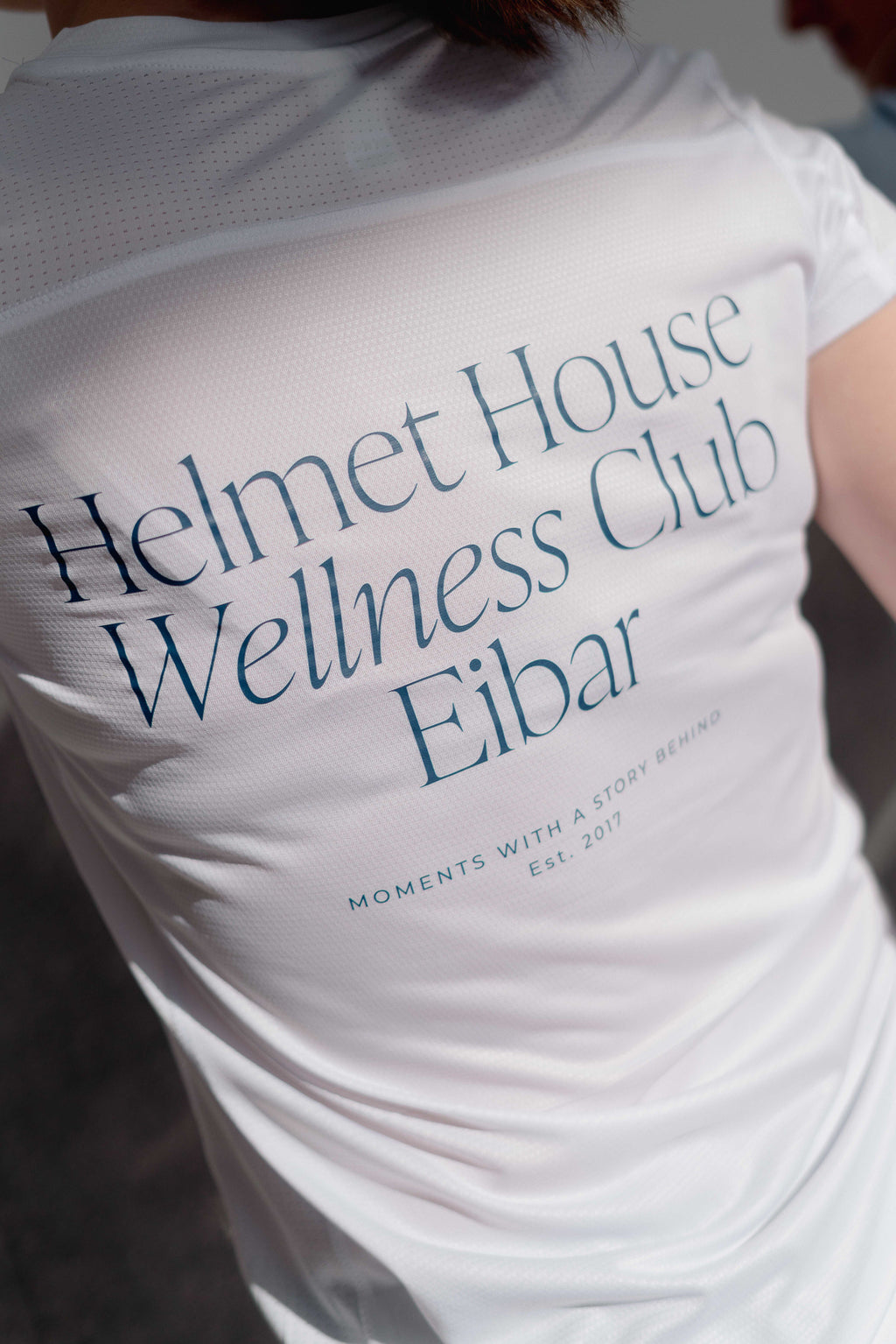 Camiseta Wellness Helmet Blanca