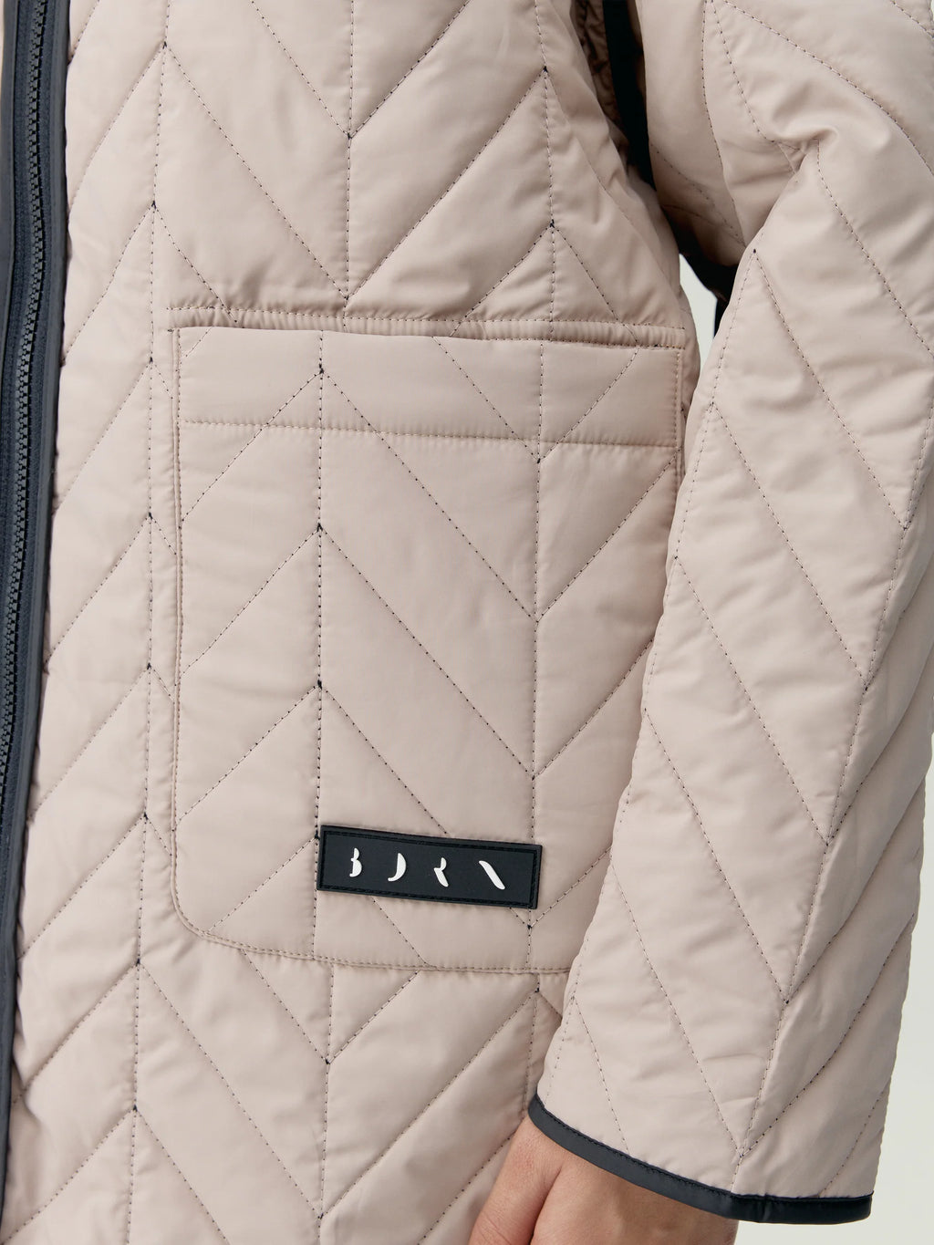 Plumi Fino Jacket Tenzo Black/Biscuit REVERSIBLE