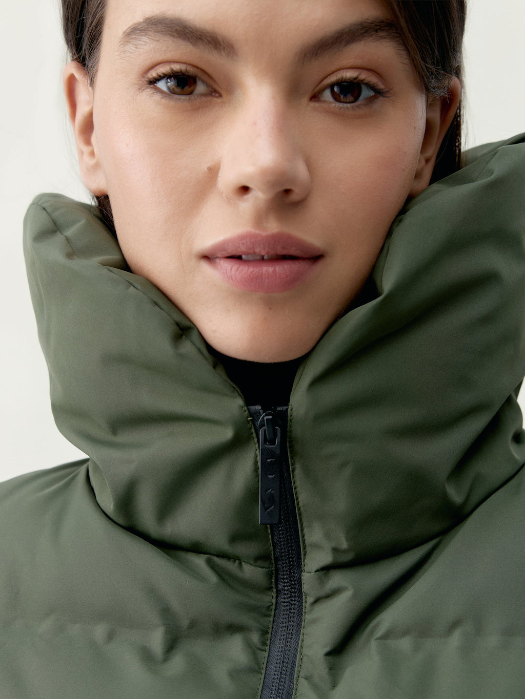 Plumi Largo Jacket Coat Kaki Leaft