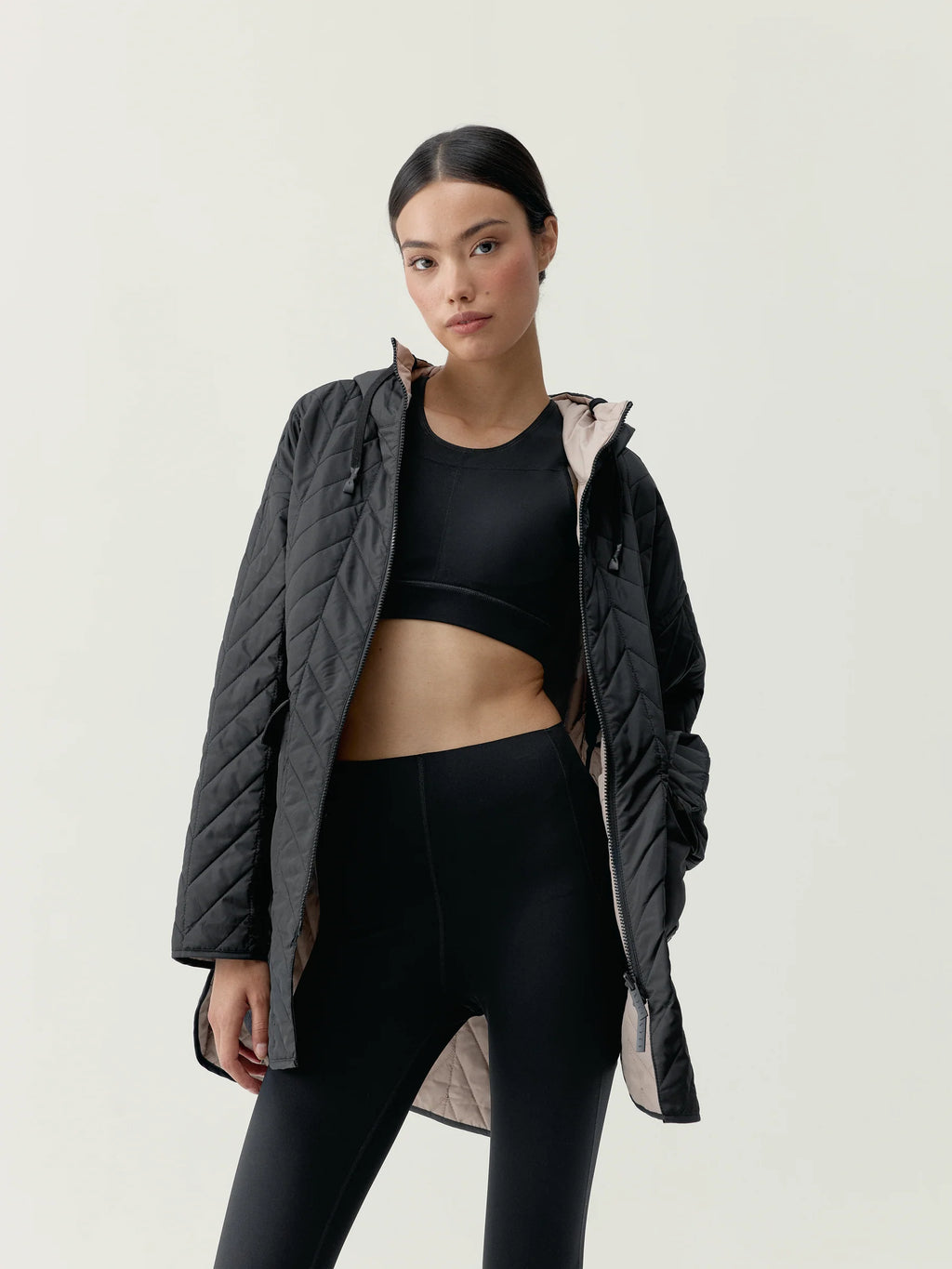 Plumi Fino Jacket Tenzo Black/Biscuit REVERSIBLE