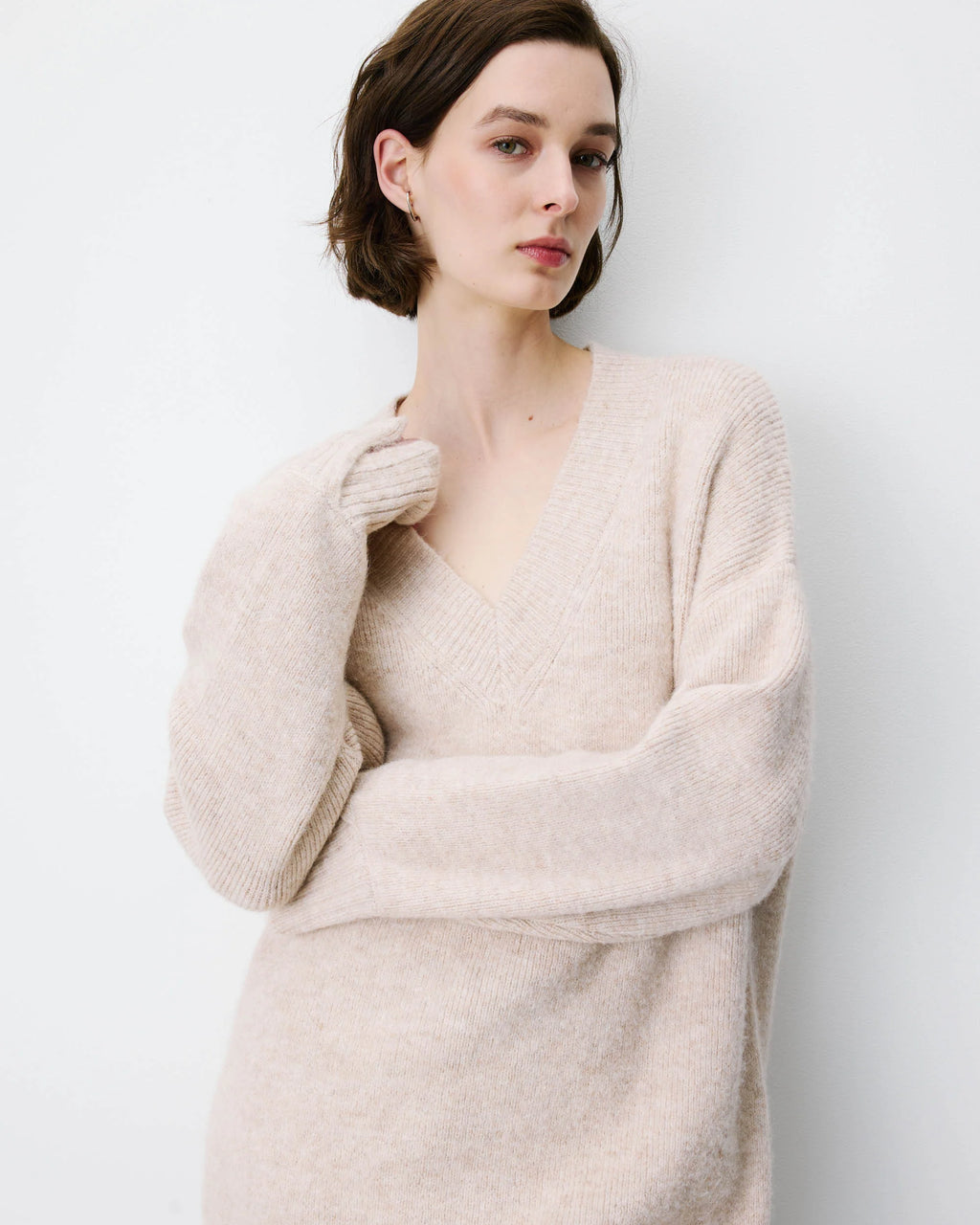 Vestido Punto Airina Beige