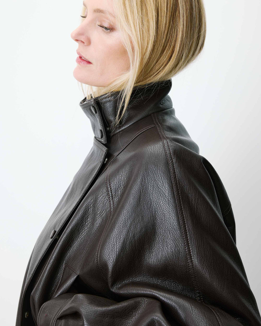 Chaqueta Polipiel Chocolate Auburn