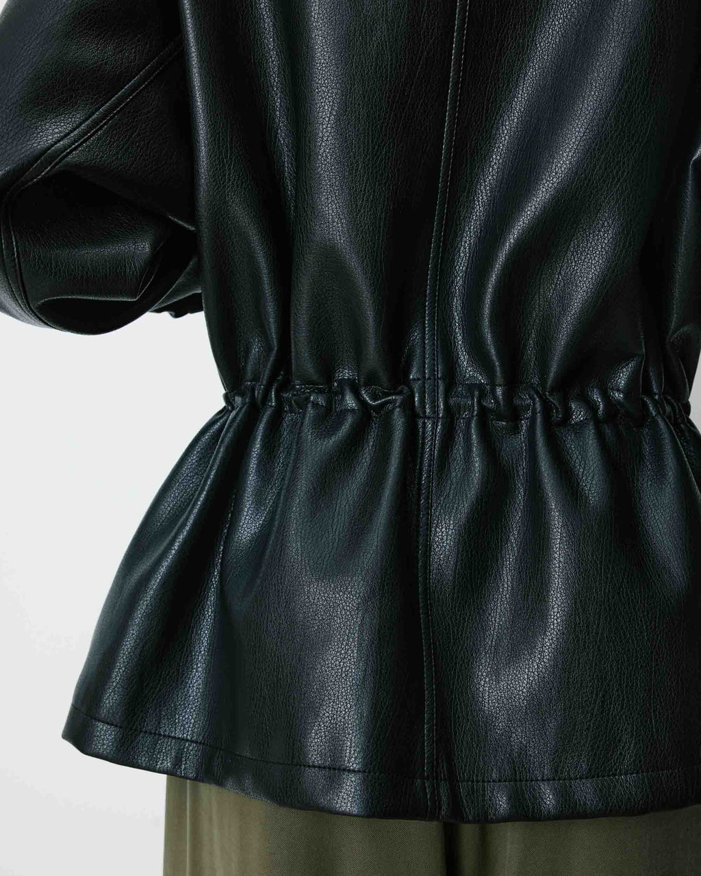Chaqueta Polipiel Negro Auburn