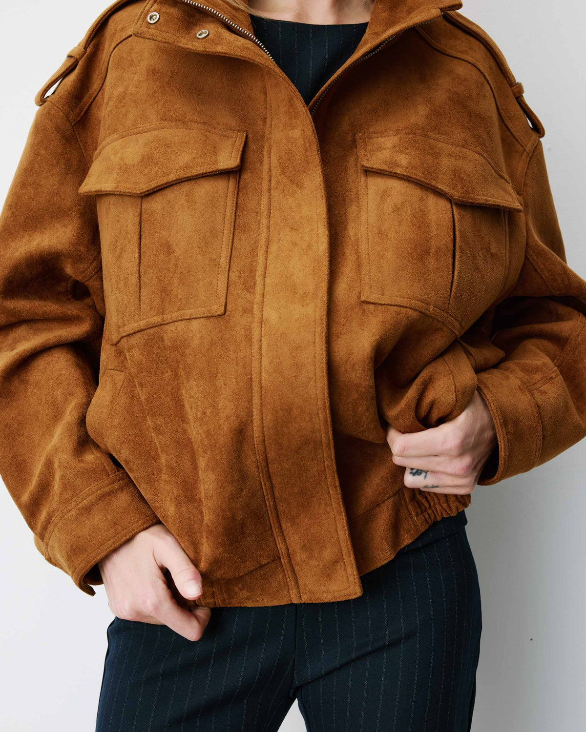 Chaqueta Oversized Arielle Camel