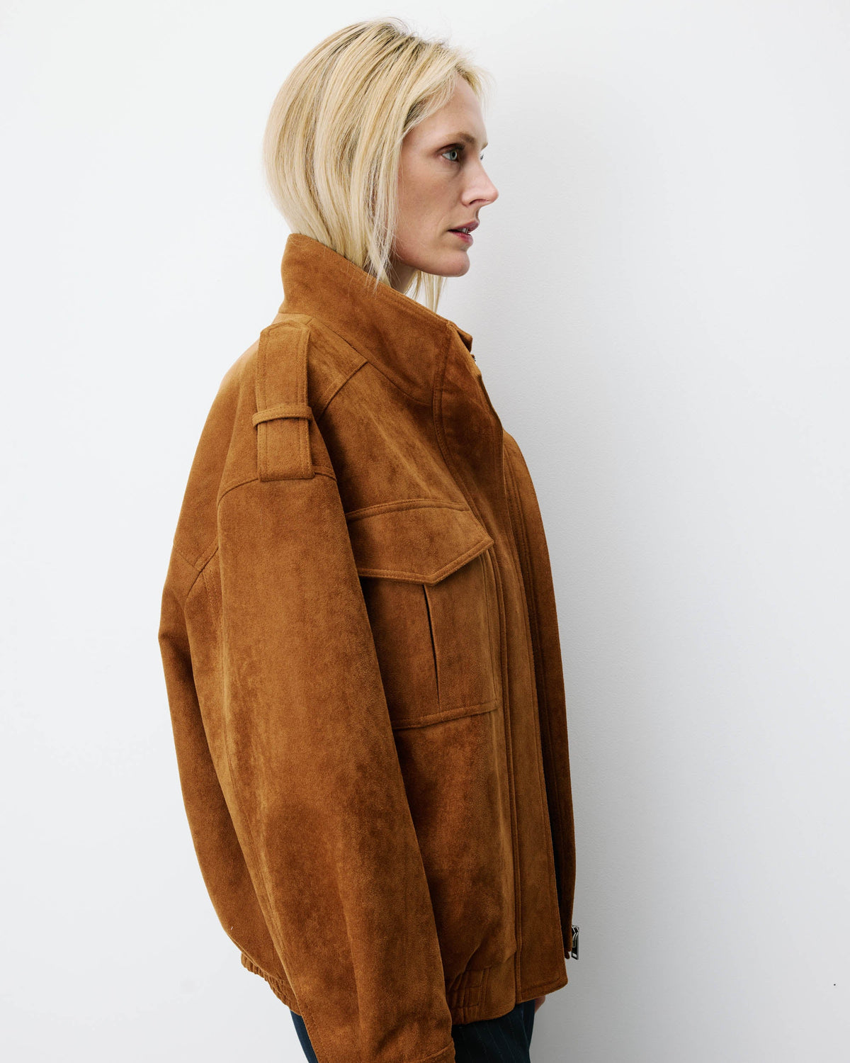Chaqueta Oversized Arielle Camel