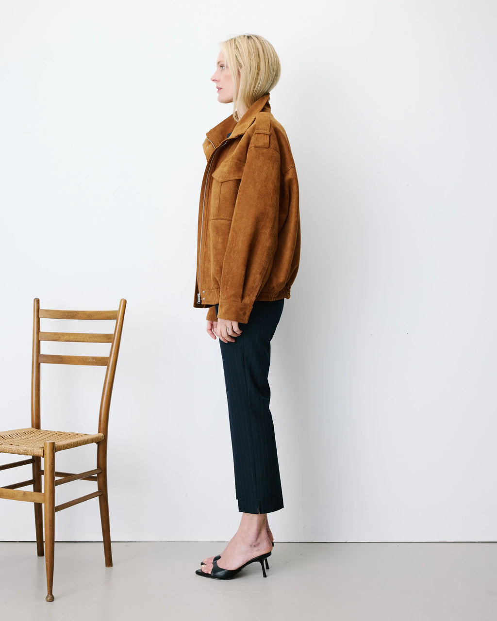 Chaqueta Oversized Arielle Camel
