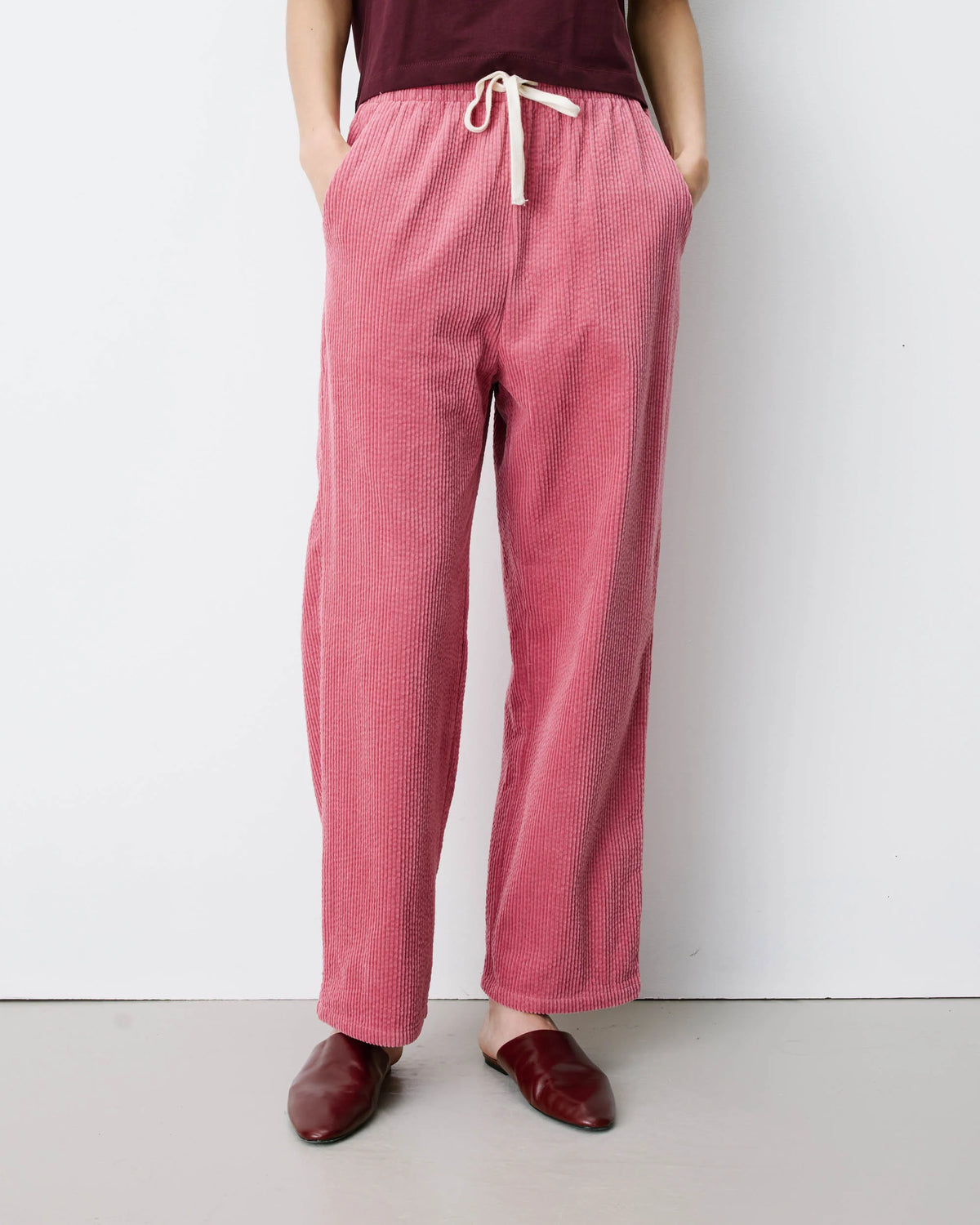Pantalón Pana Liberty Rosa