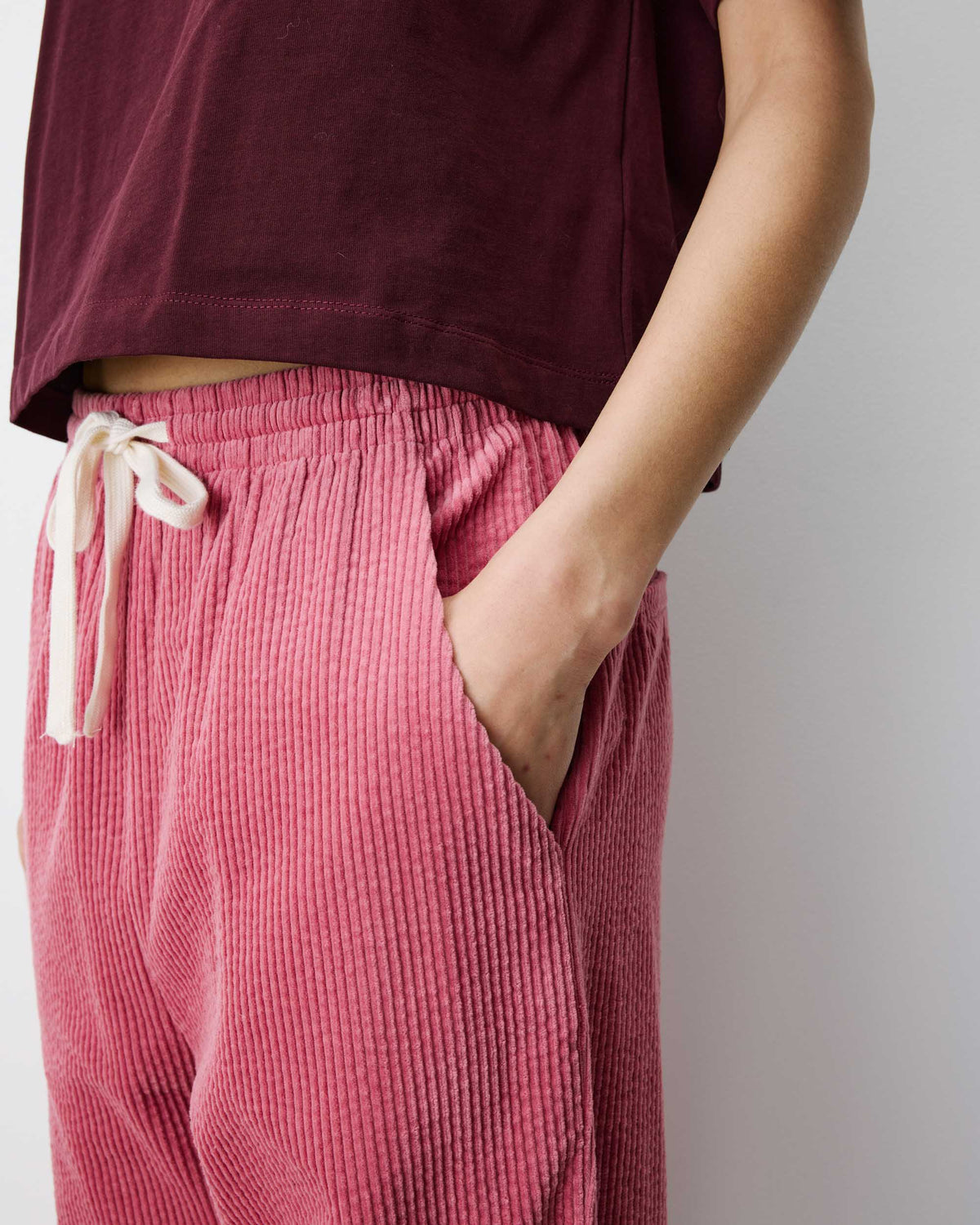 Pantalón Pana Liberty Rosa