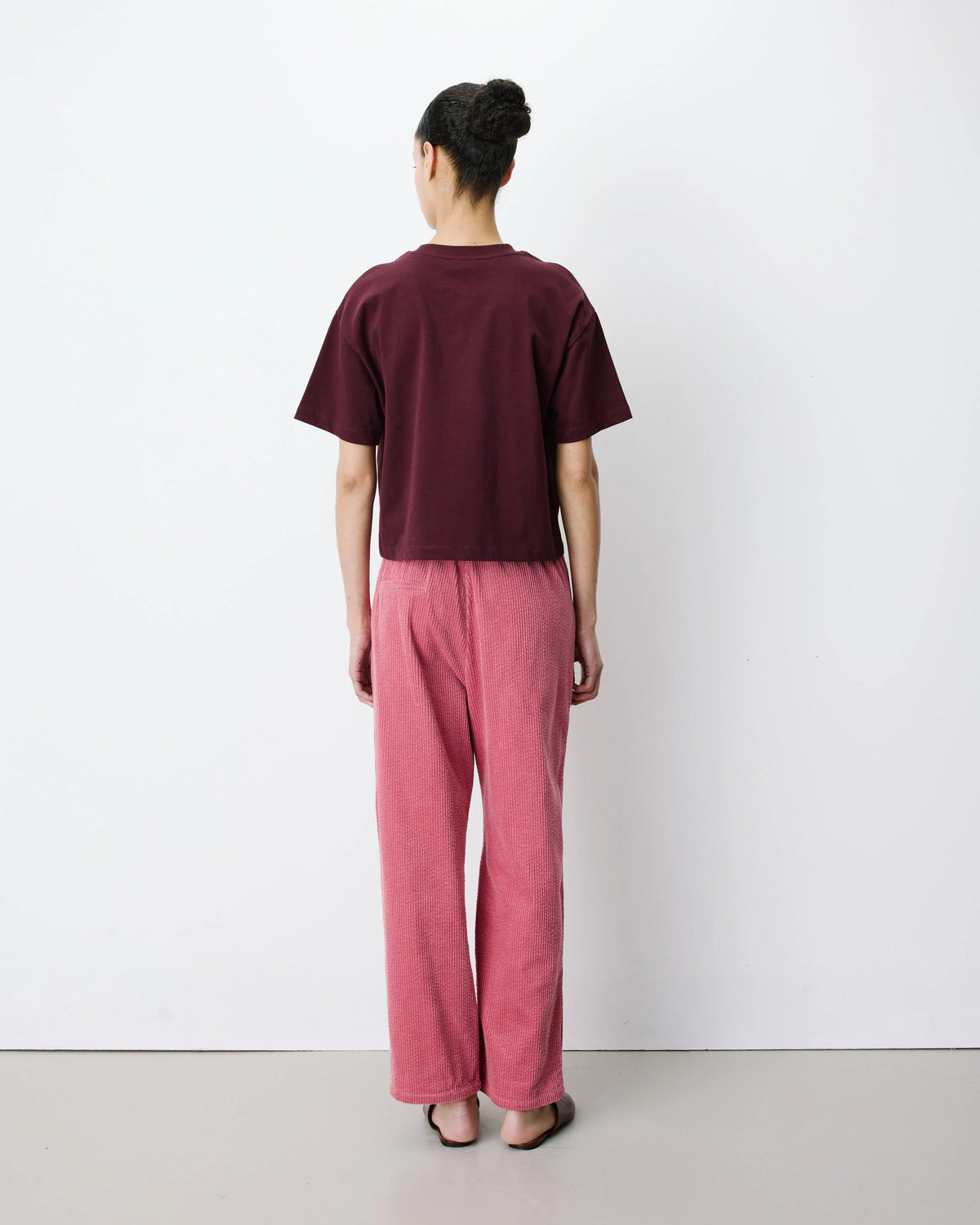 Pantalón Pana Liberty Rosa